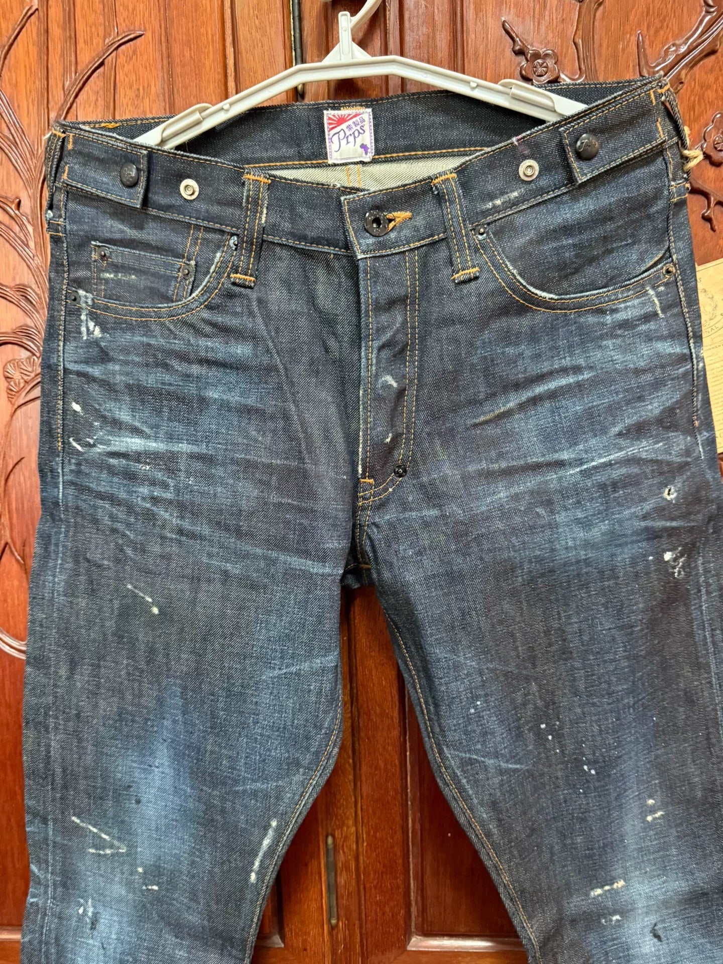 Prps W32 Slim Indigo Acid Wash Jeans