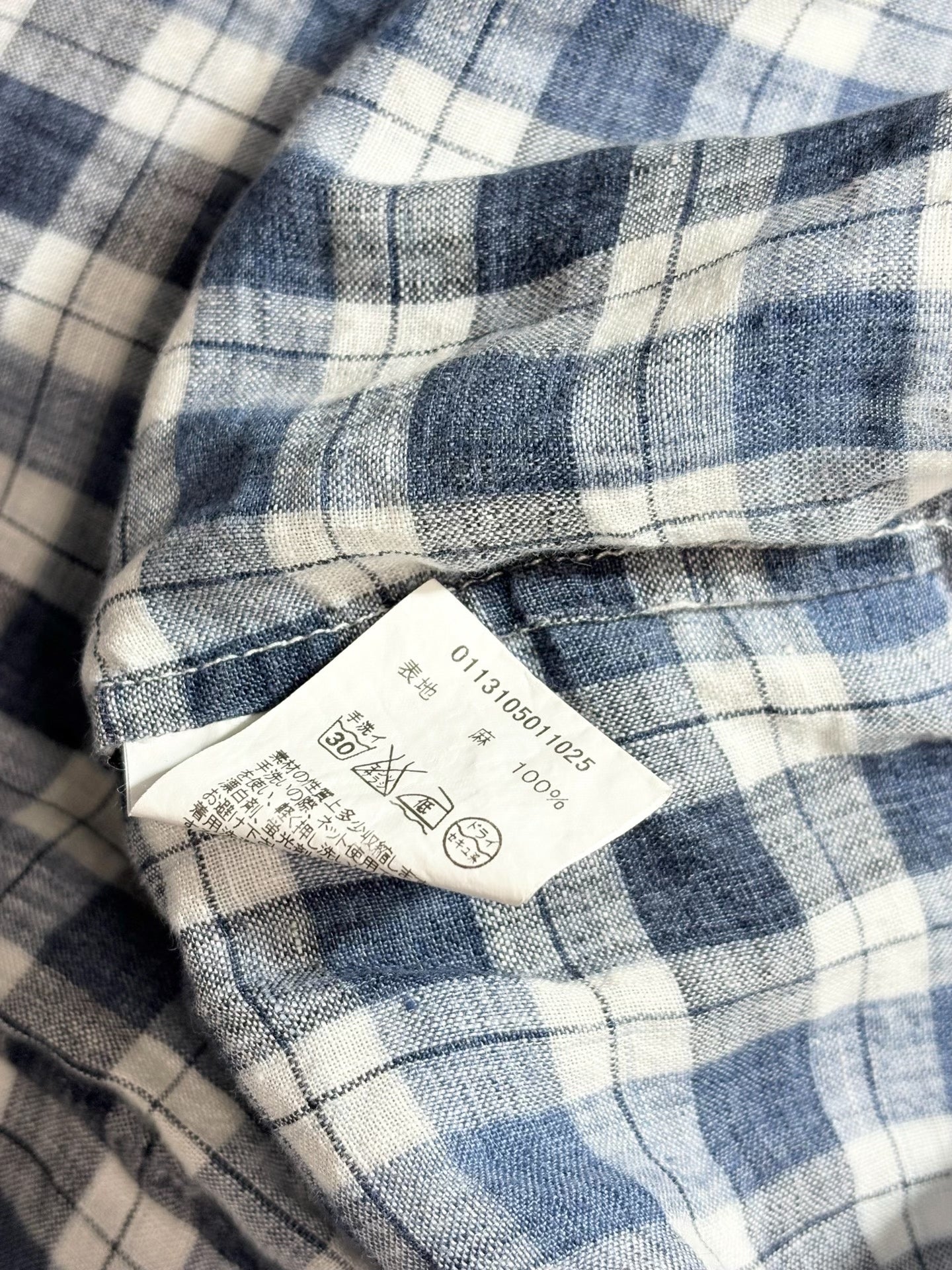 VISVIM Linen Plaid Shirt