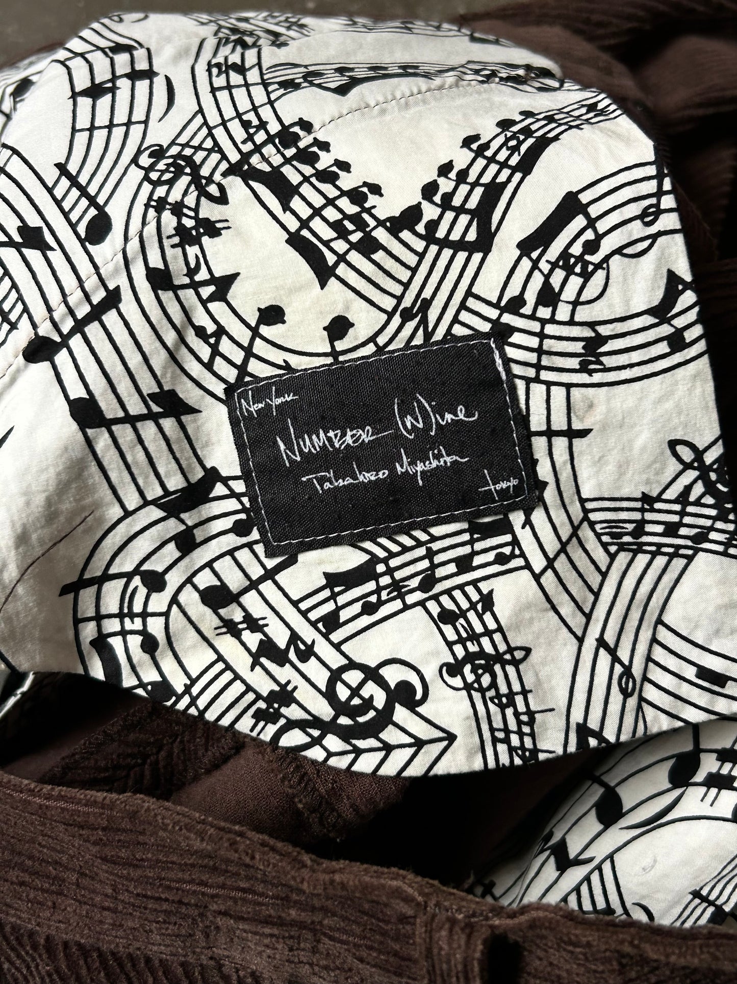 number nine corduroy skinny trousers