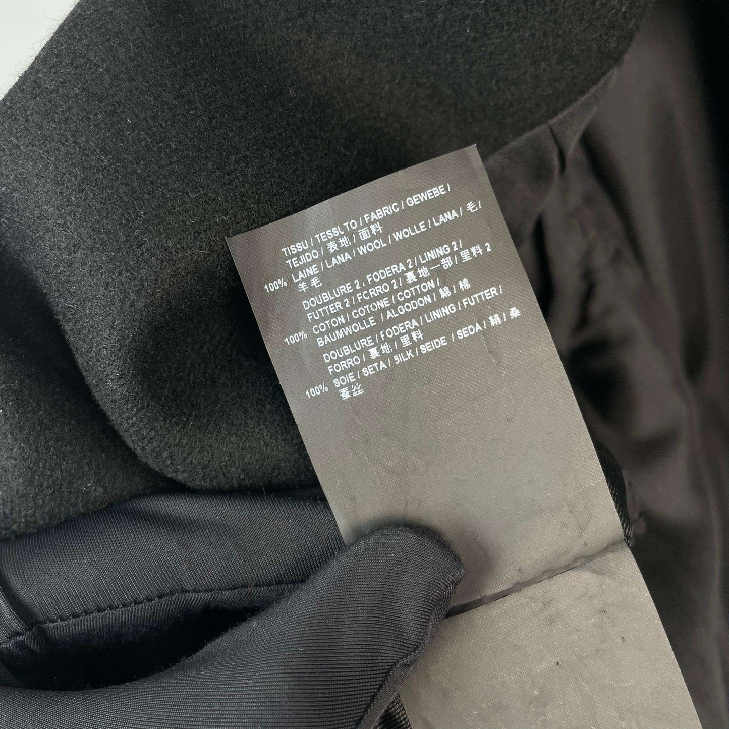Saint Laurent Black Wool/Silk Blazer