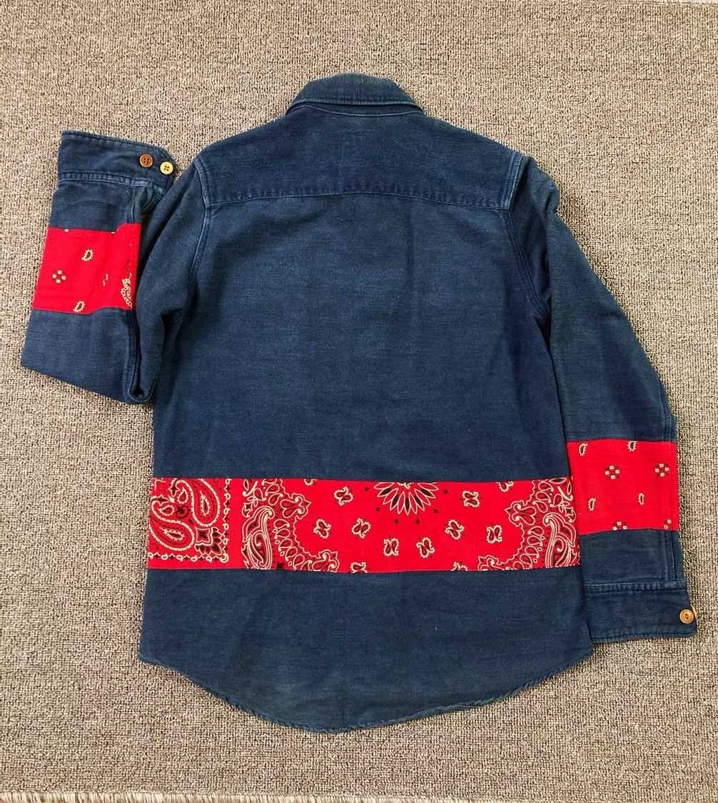 visvim ict Denim Paisley Shirt