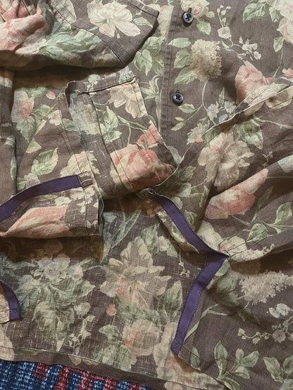 Ralph Lauren Purple Label Floral Linen Shirt