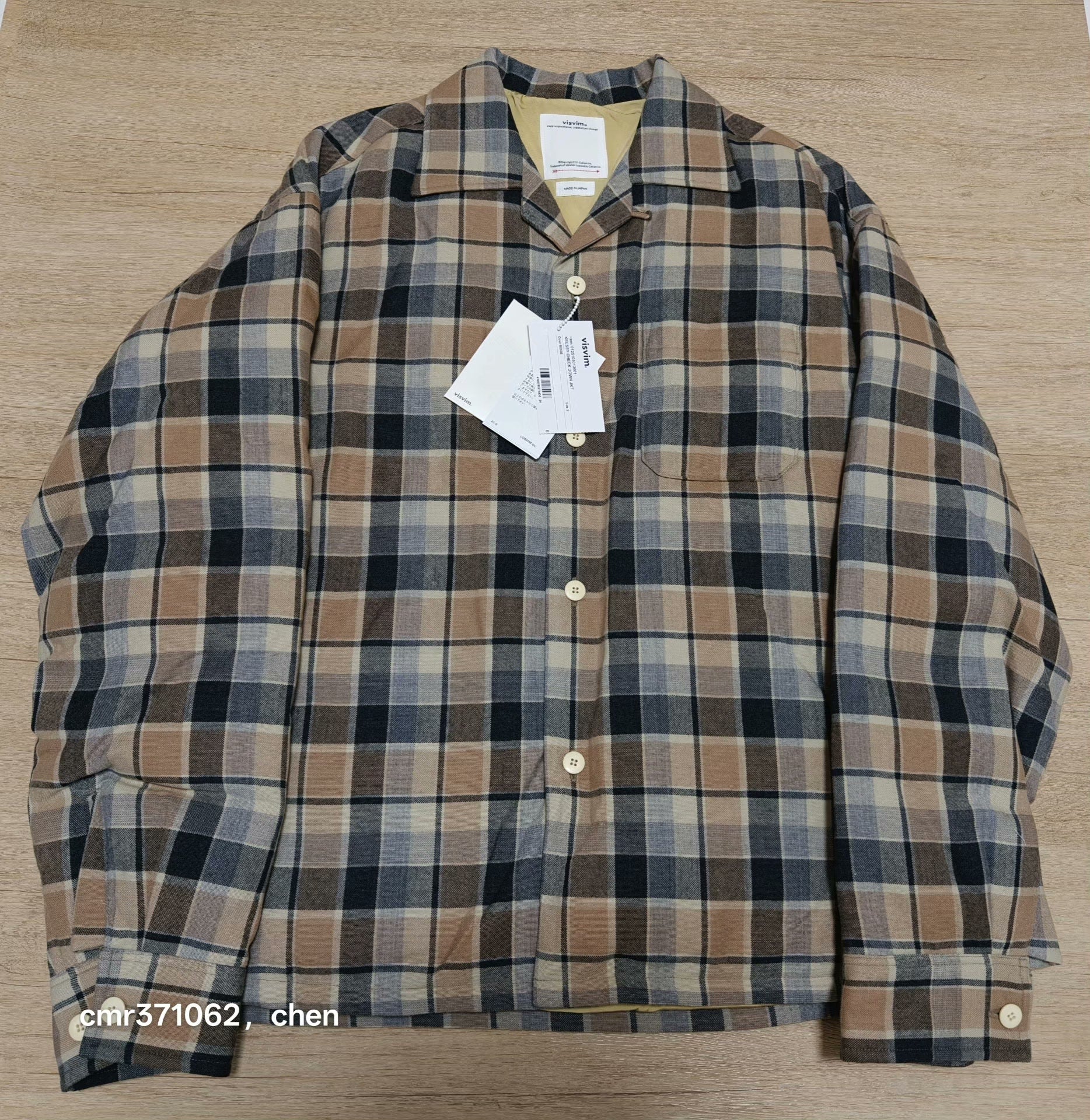 VISVIM 25SS KEESEY CHECK DOWN