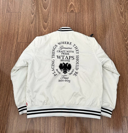 wtaps nylon twill double eagle jacket