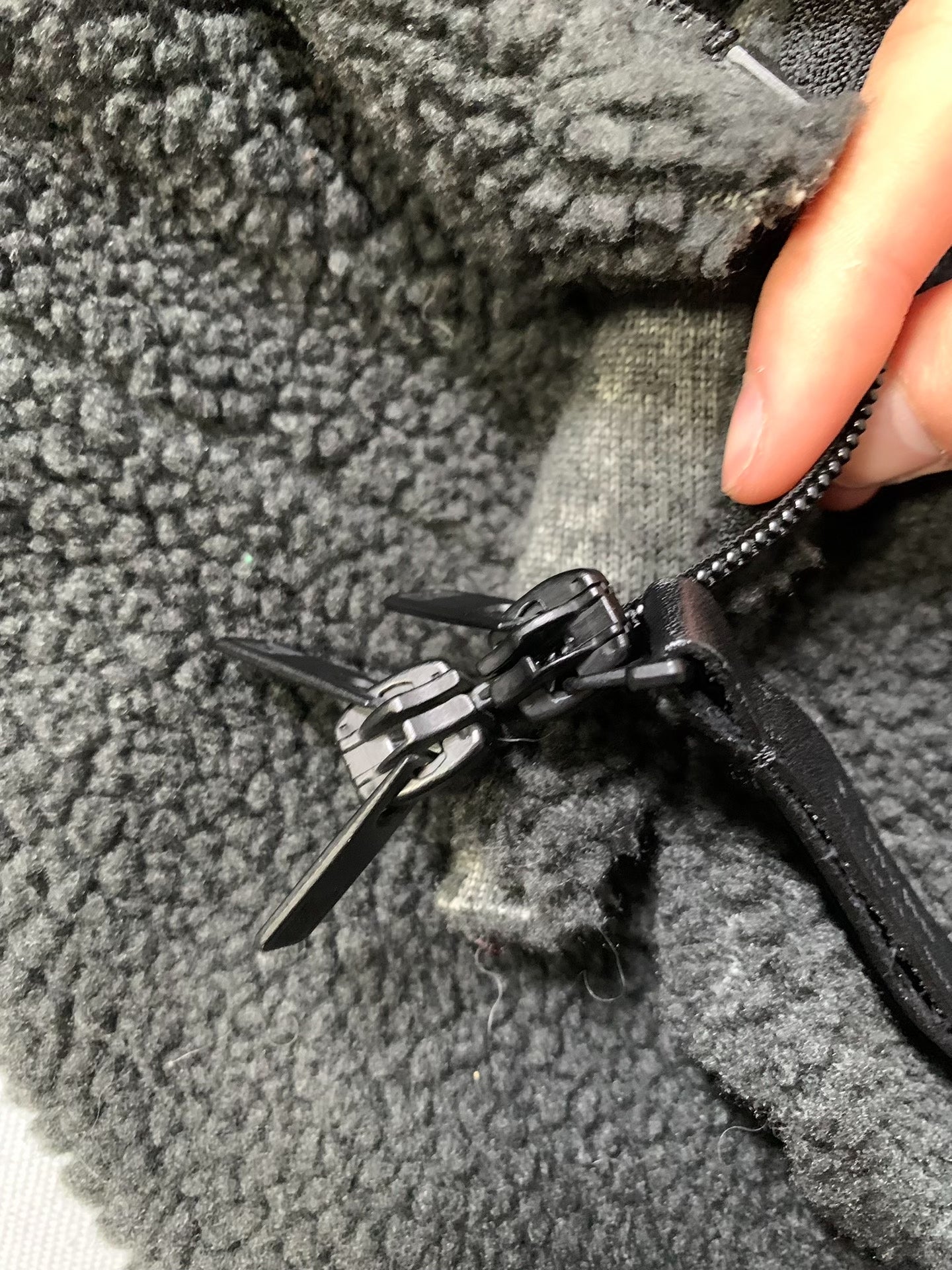 N.HOOLYWOOD Reversible Fleece Hooded Jacket