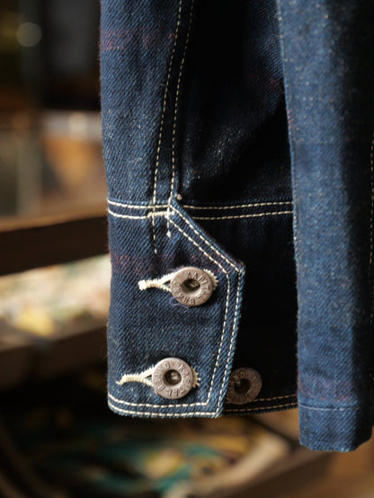Kapital Pinstripe Denim Work Jacket