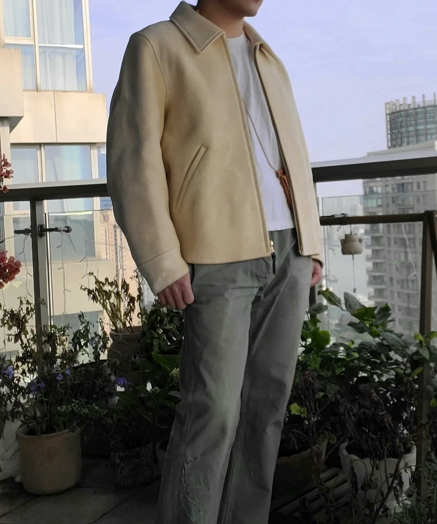 visvim byrom riders jacket with adjustable waist