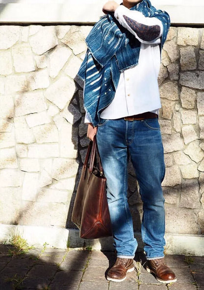 VISVIM D15 Social Sculpture Damaged-15 Washed Jeans