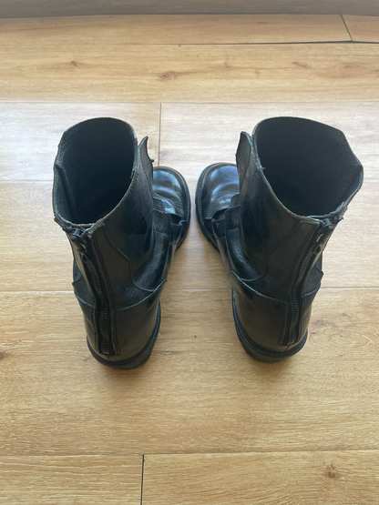 Julius 7 Rear Zip Engineer Boots