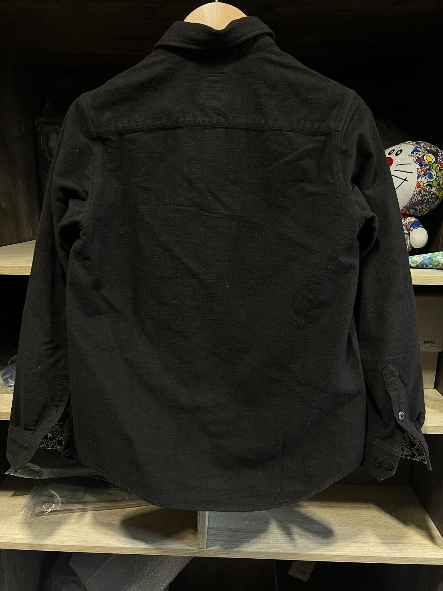 VISVIM 17AW Black Elk Flannel Shirt