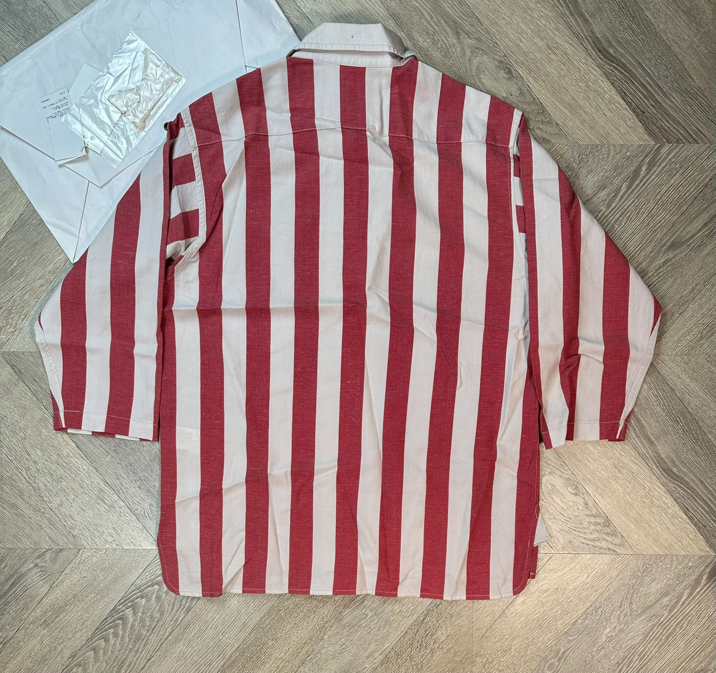 visvim dead-ball era stripe shirt