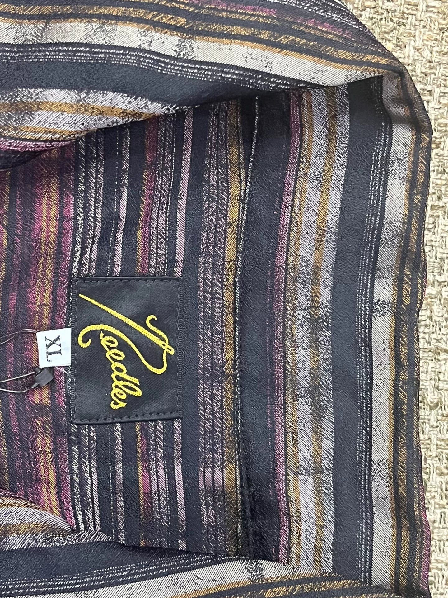 Needles 24SS Ethnic Retro Stripe Shirt