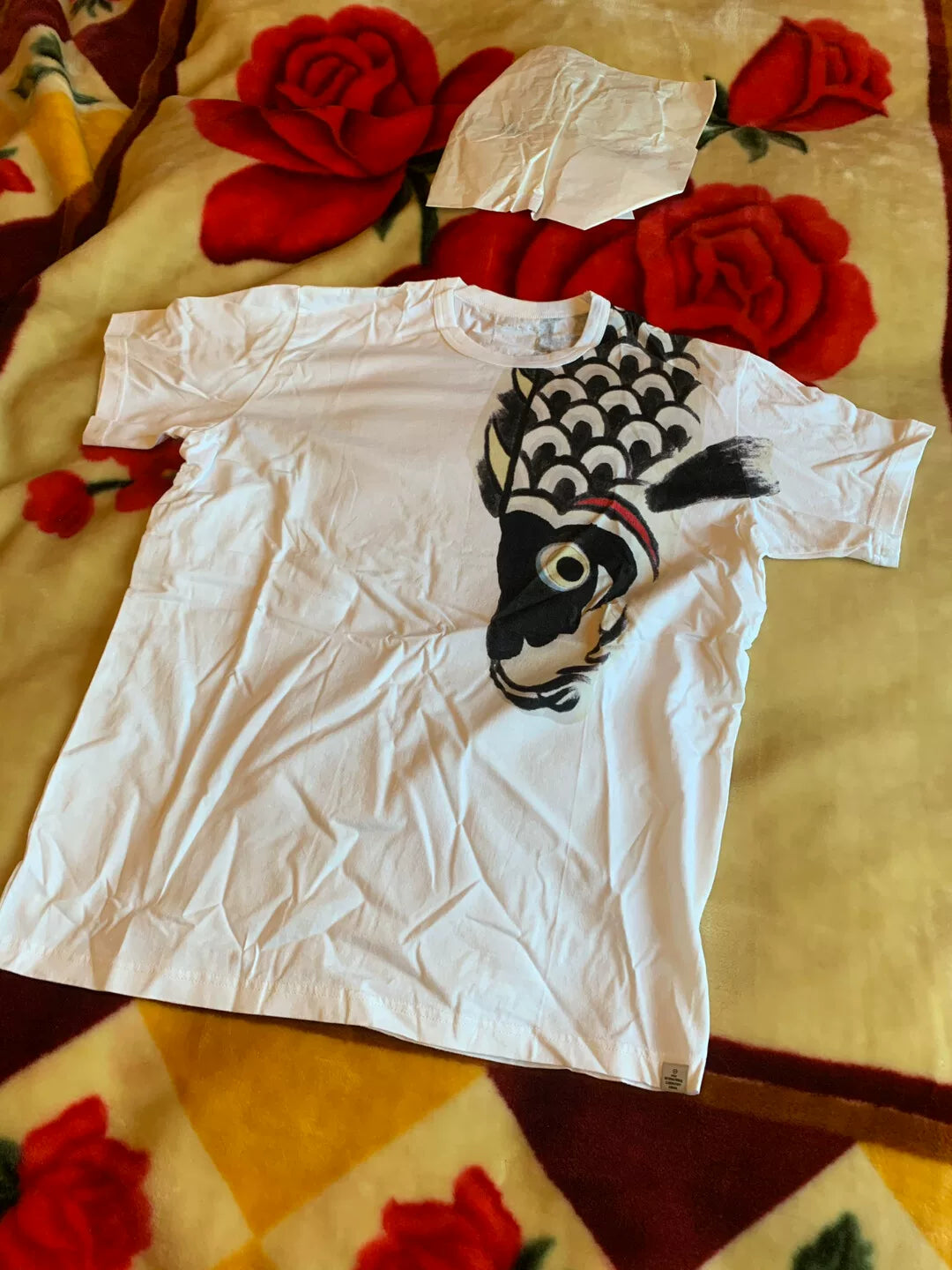Visvim 17ss Upstreamer Hand-painted Koi Tee