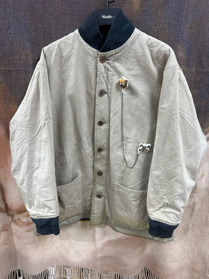 yohji yamamoto vintage reversible dyed jacket