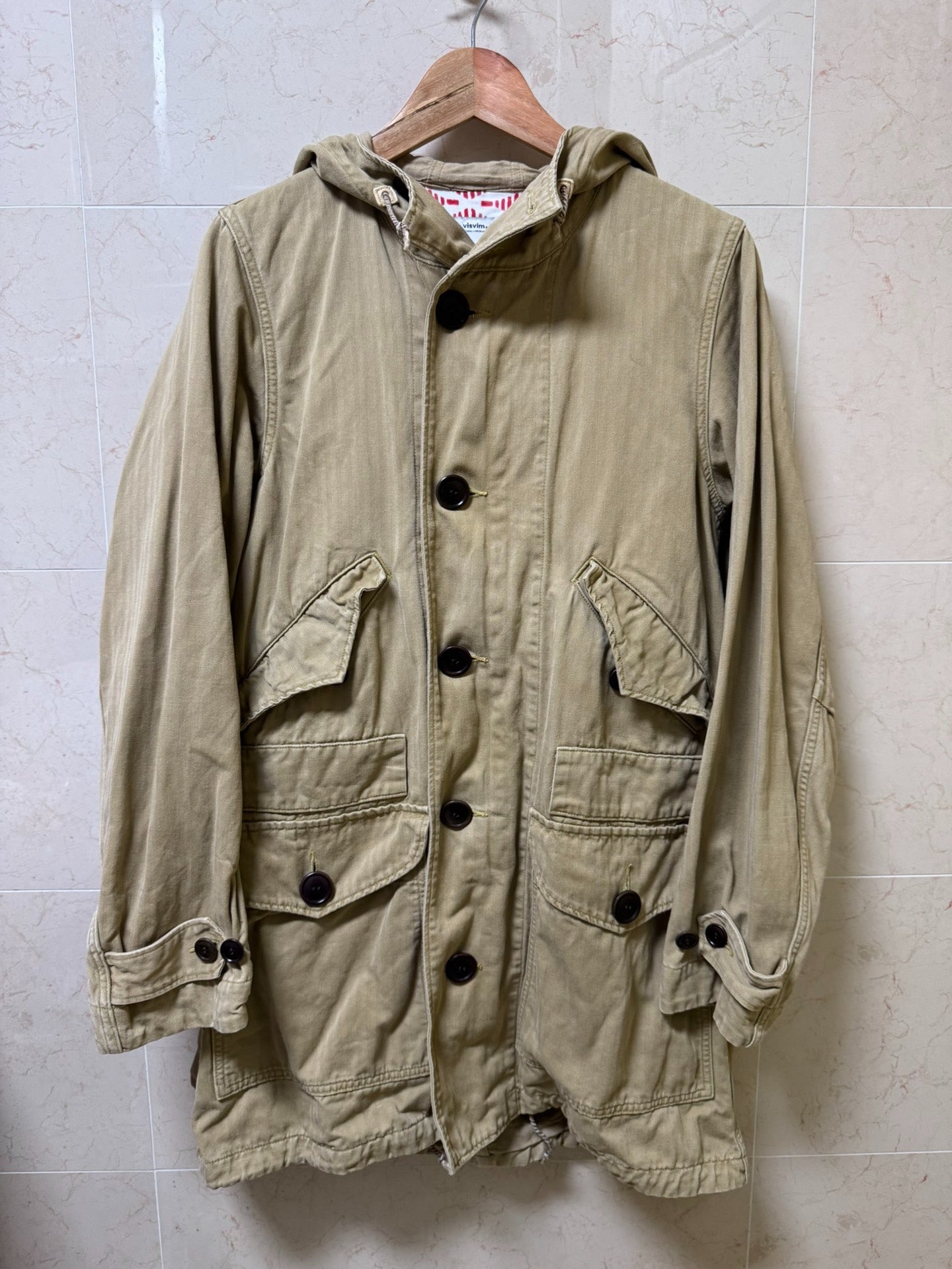 visvim townsend m65 fishtail coat