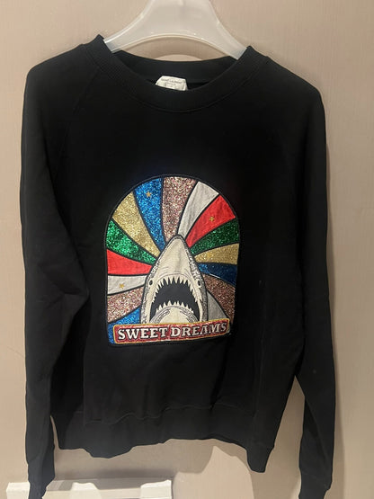 Saint Laurent Black Hoodie Size L