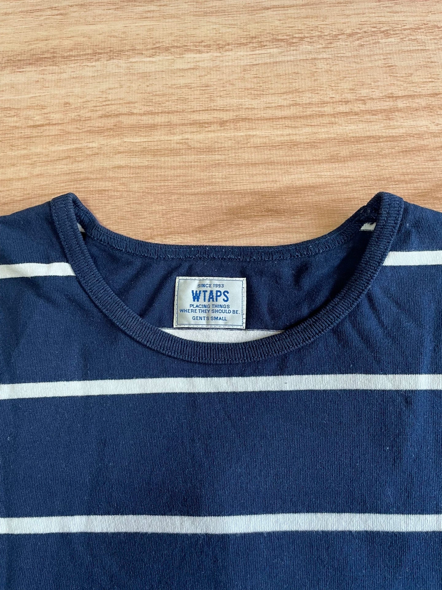 WTAPS VASQUE Stripe Crew Neck L/S Tee