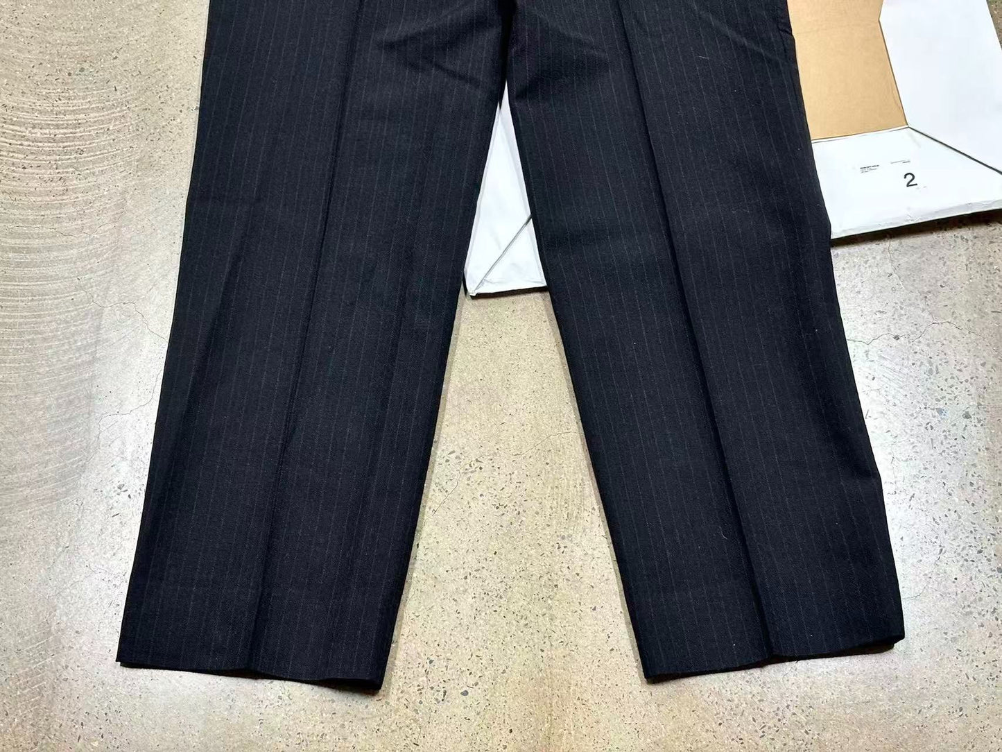 Visvim 17AW Hakama Wool Striped Pants