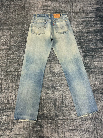 Vintage Levi's 501 80s Washed Blue Jeans