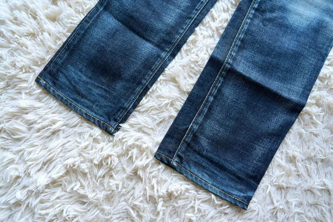 visvim 04 Nonwash Black Snakeskin Jeans