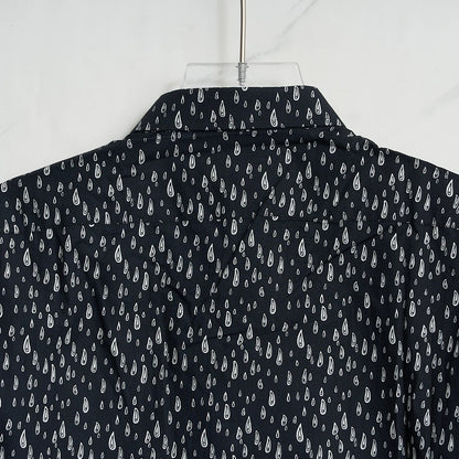 Saint Laurent Men's Teardrop Short-Sleeve Shirt