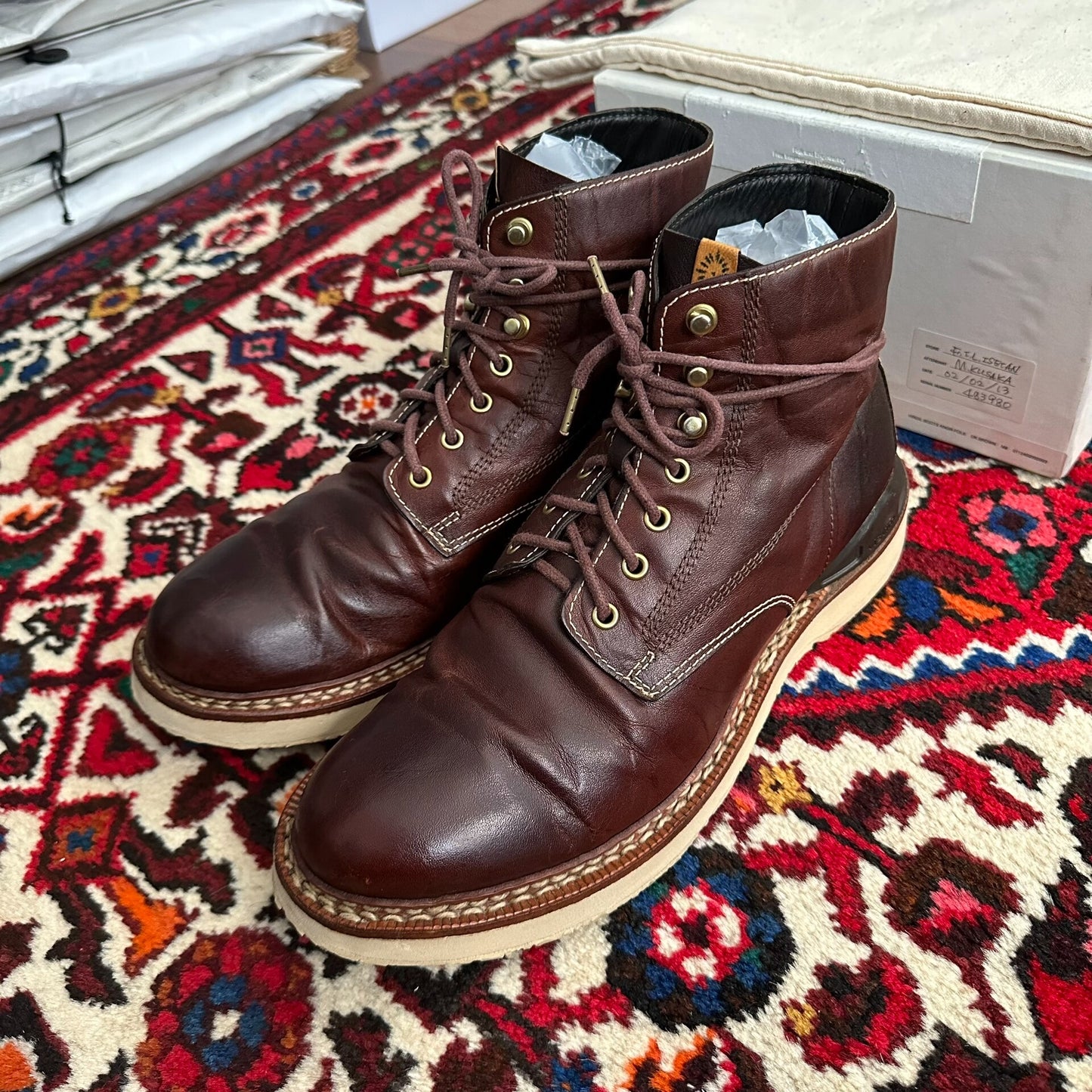 Visvim Virgil Double-Stitch Boots Size 9