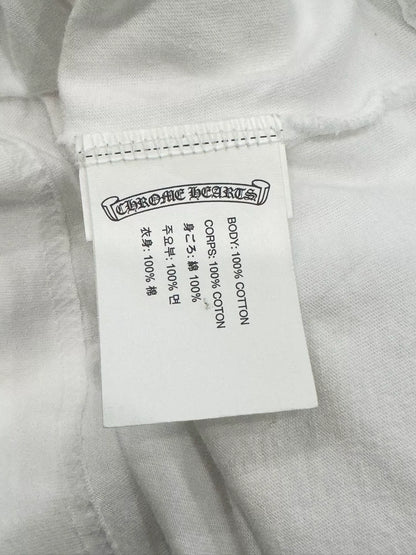 chrome hearts white flag short sleeve t-shirt
