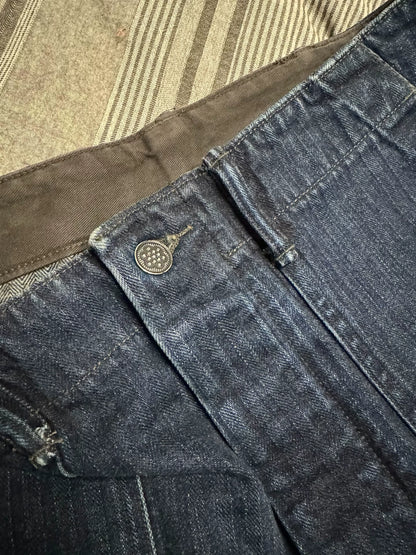 vintage blue-dyed work pants from RRL