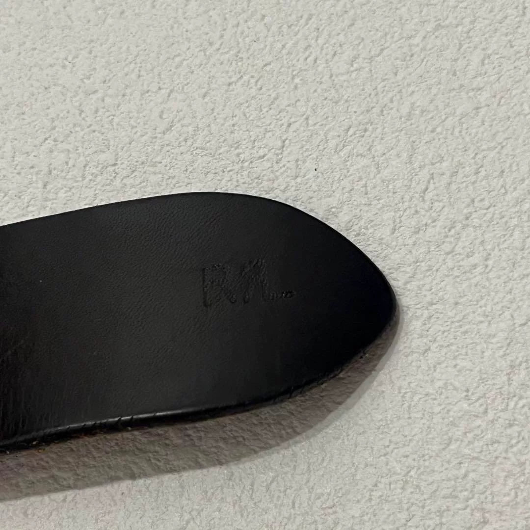 RRL Classic Military Style Leather Belt