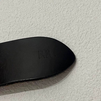 RRL Classic Military Style Leather Belt