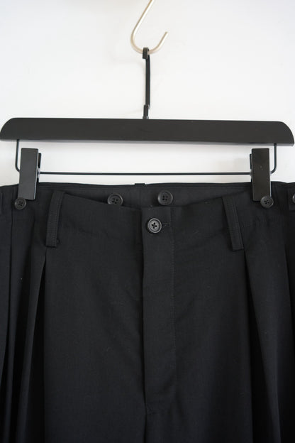 Yohji Yamamoto 23AW Multi-Strap Wool Trousers