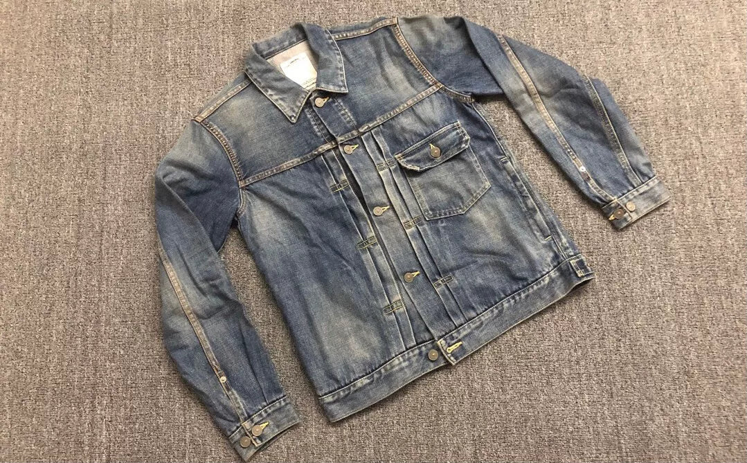 VISVIM 102 DMGD SS Denim Jacket