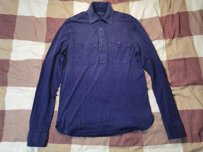 RRL Ralph Lauren Vintage Indigo Washed Long Sleeve Shirt