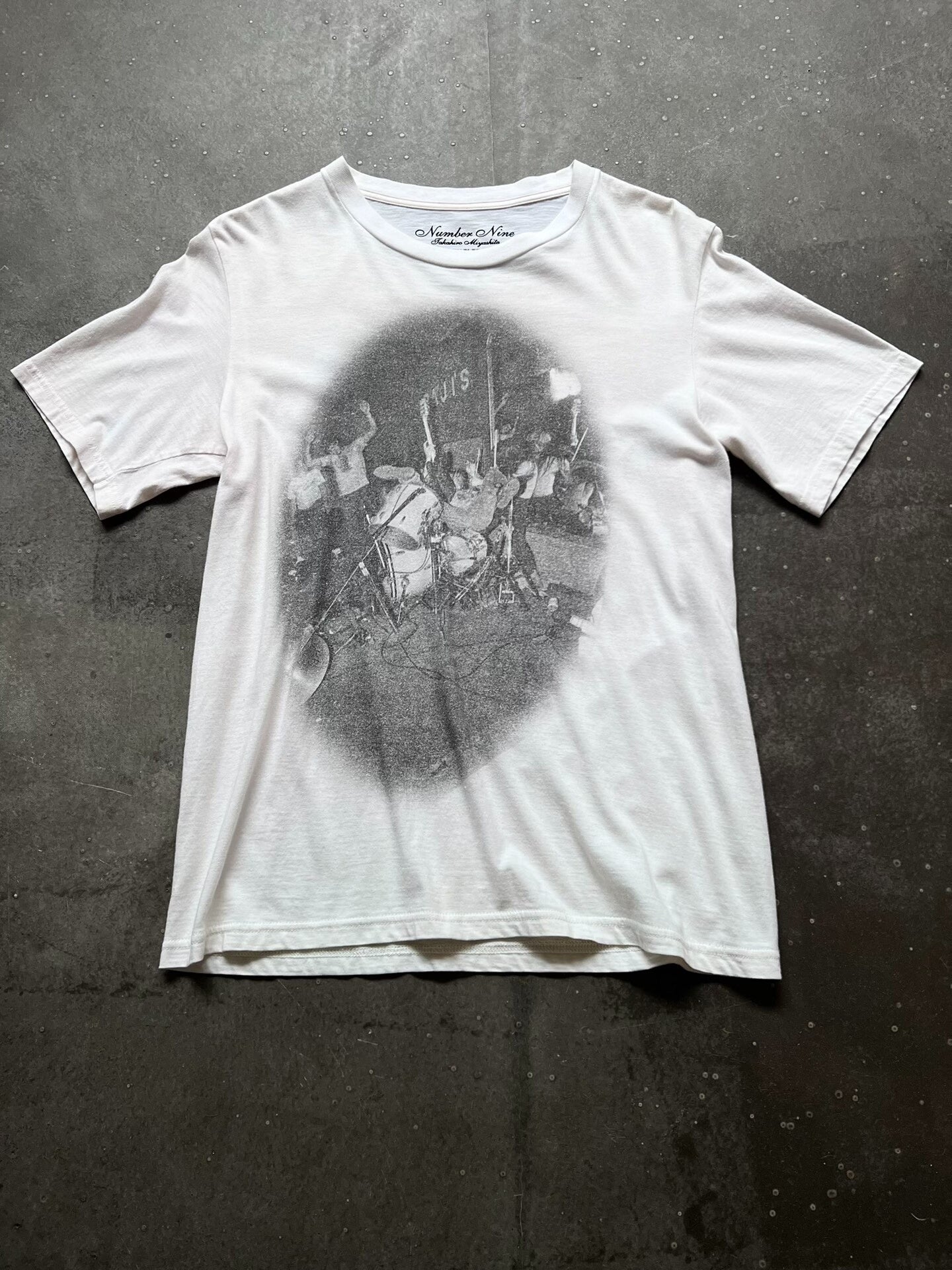 number nine cobain graphic tee shirt