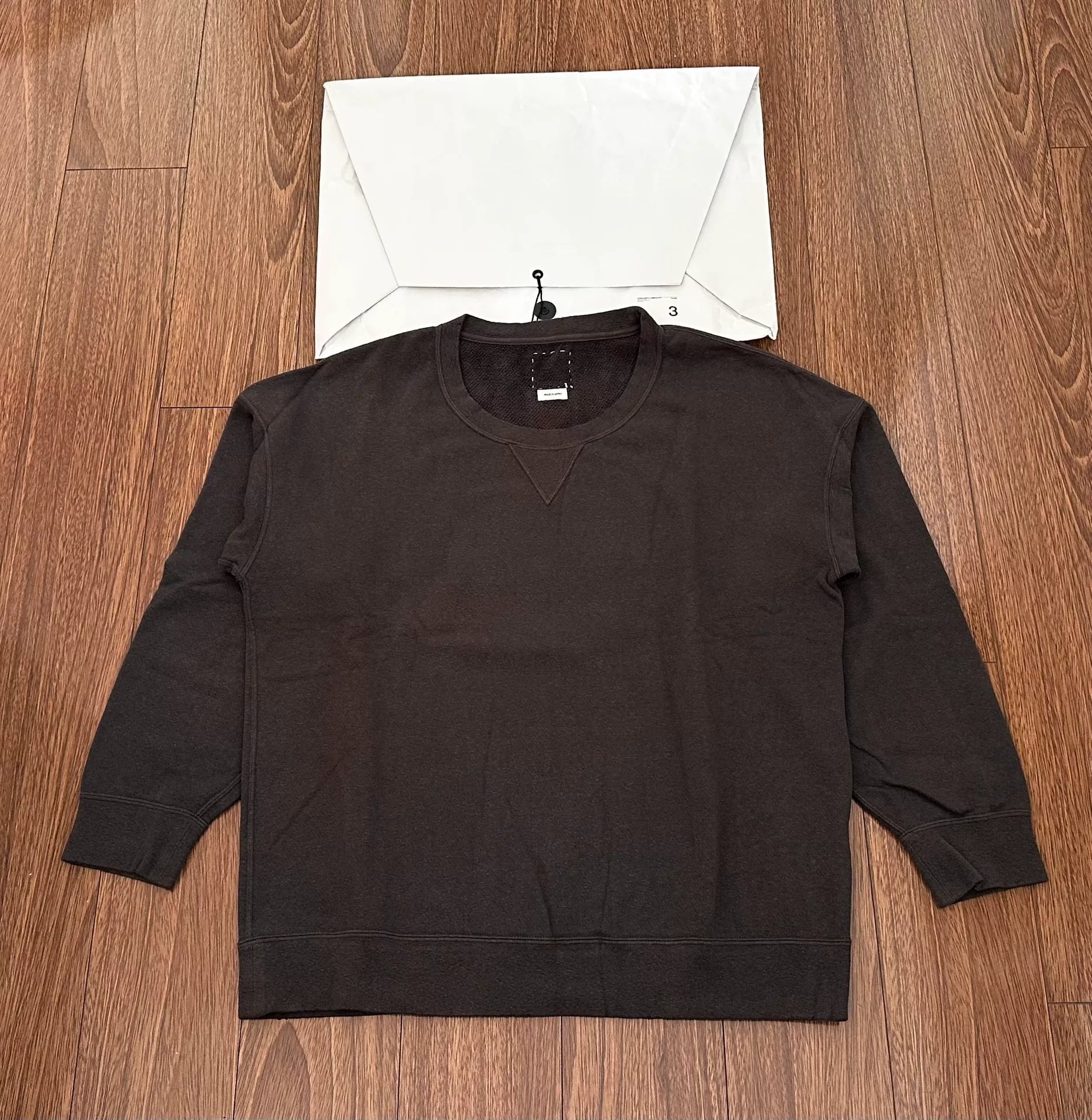 visvim jumbo sweat uneven dye sweatshirt