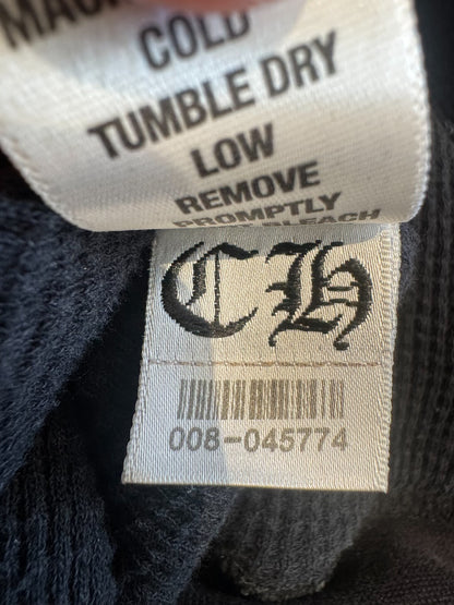 chrome hearts oversized red cross hoodie