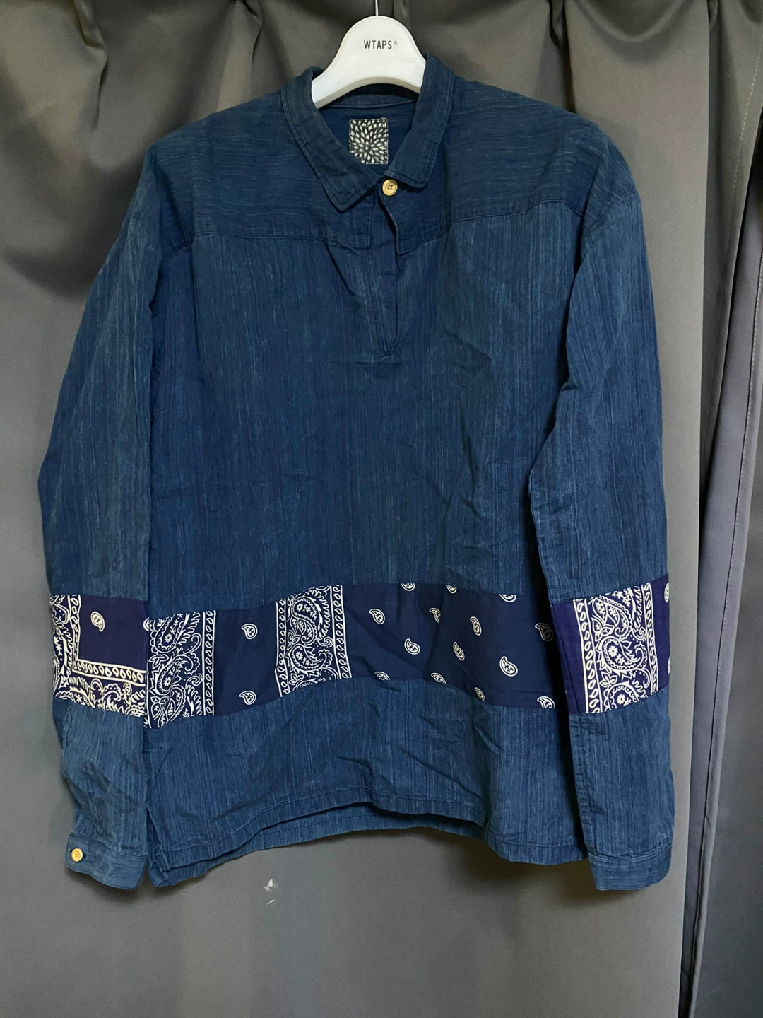 visvim ict Indigo Paisley Shirt 16aw