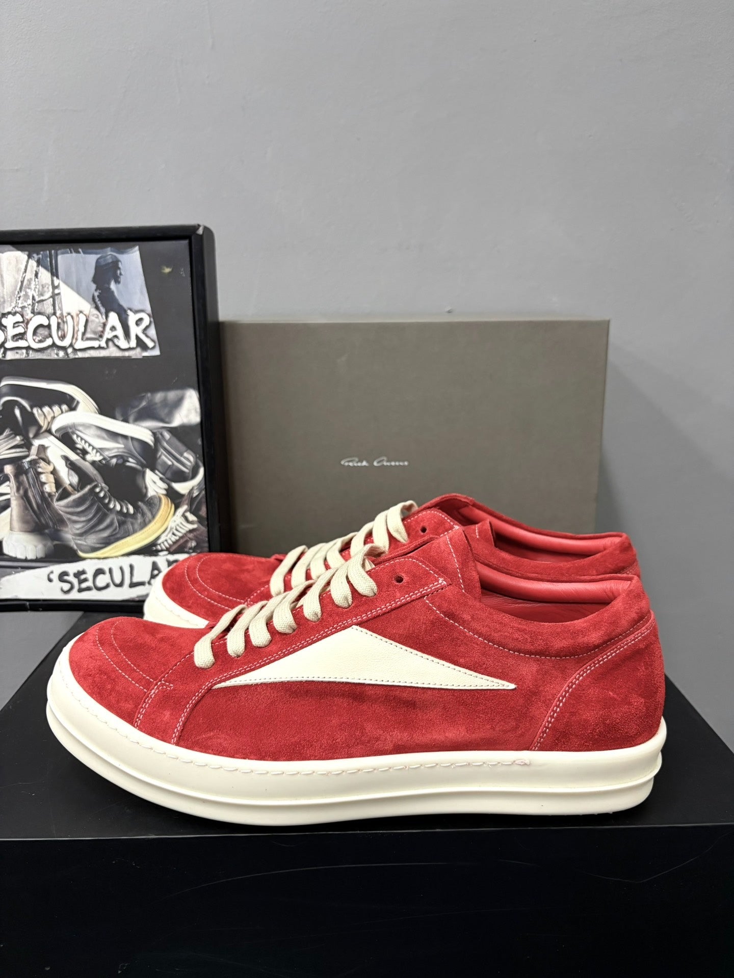 Rick Owens 26SS Red Suede Limited