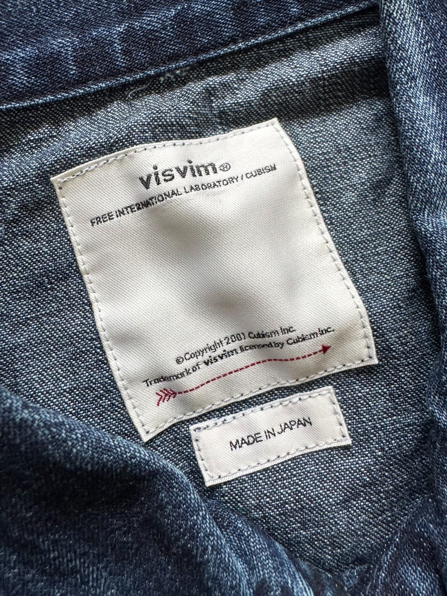 VISVIM 21AW BAKER COVERALL DRY DENIM