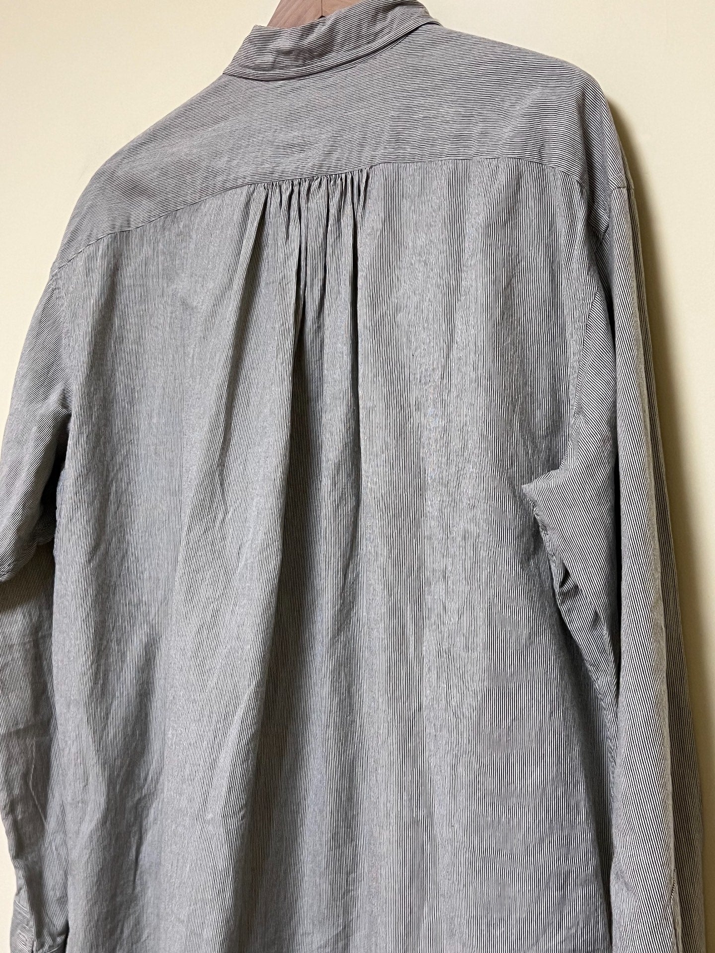 Porter Classic Wide Pocket Stripe Shirt