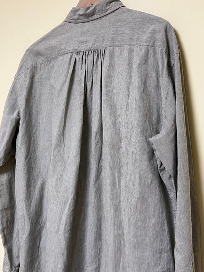 Porter Classic Wide Pocket Stripe Shirt