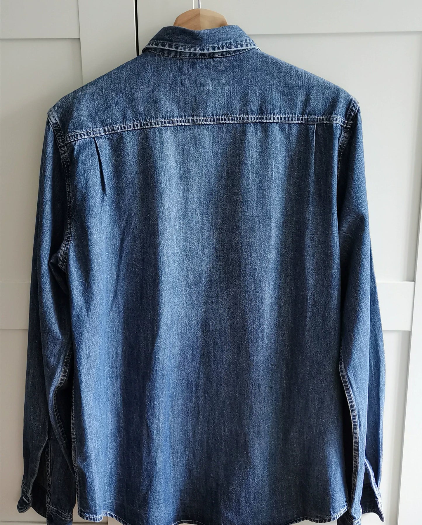 Ralph Lauren RRL Distressed Denim Shirt Jacket