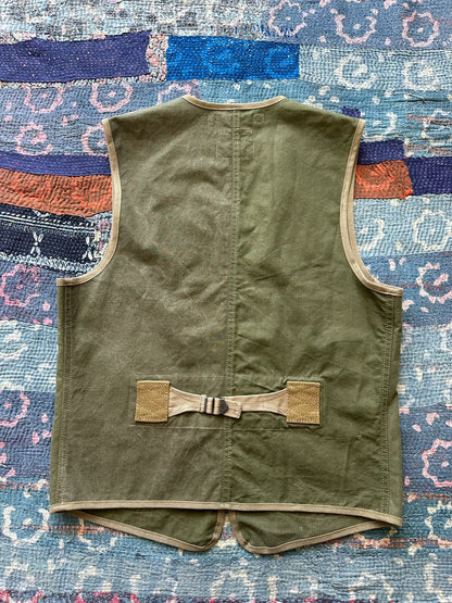 rrl vintage canvas patchwork vest