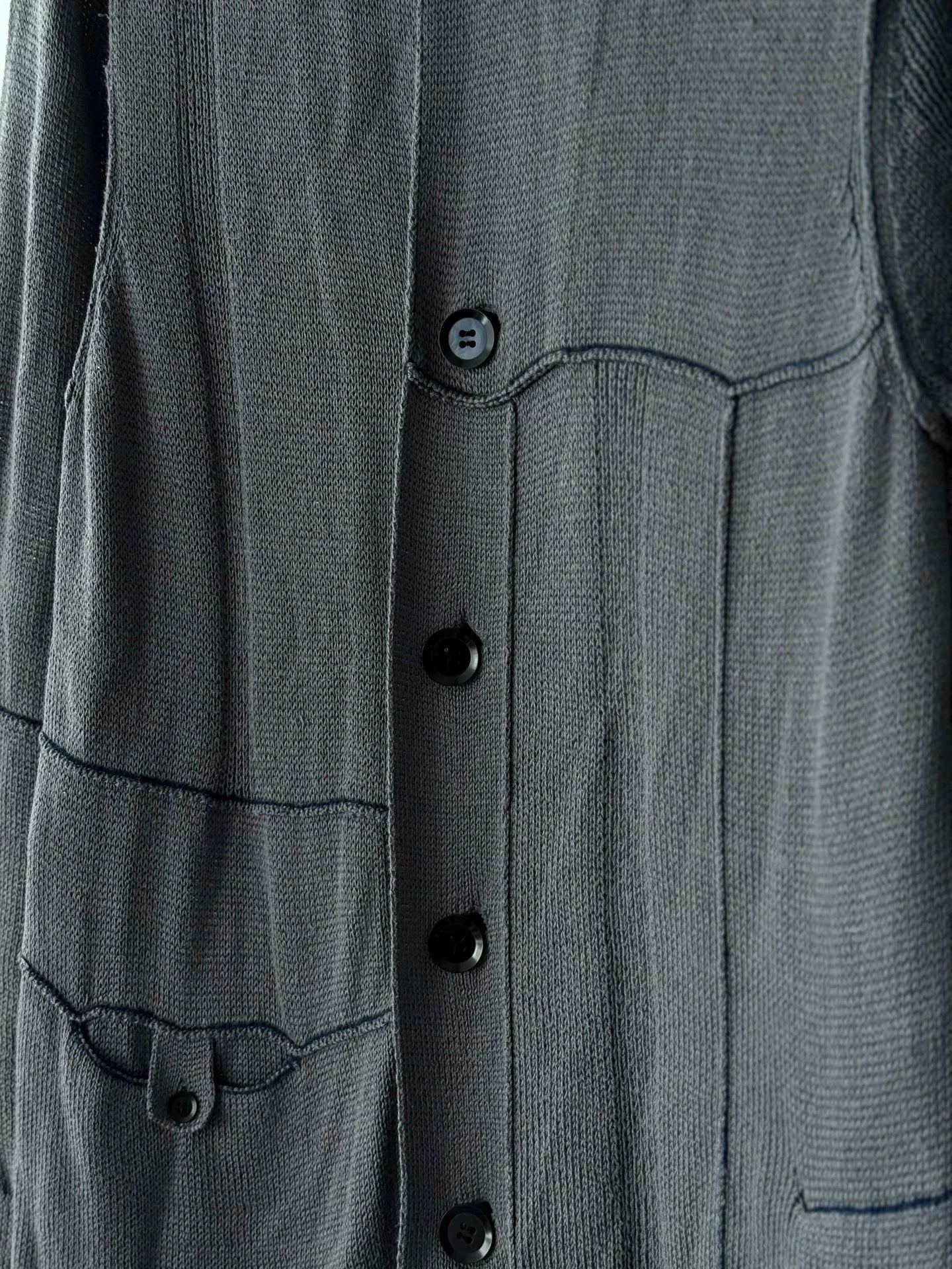 Yohji Yamamoto Deconstructed Knit Cardigan