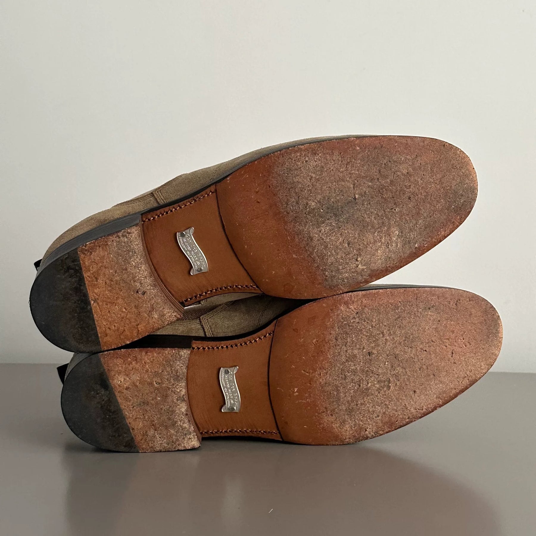 Old Joe Side-Gore Leather Sandals