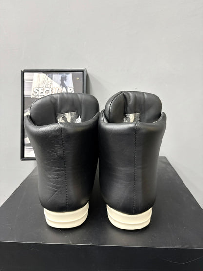 Rick Owens High-Top Leather Chunky Sneakers