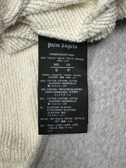 gray palm angels teddy bear hoodie