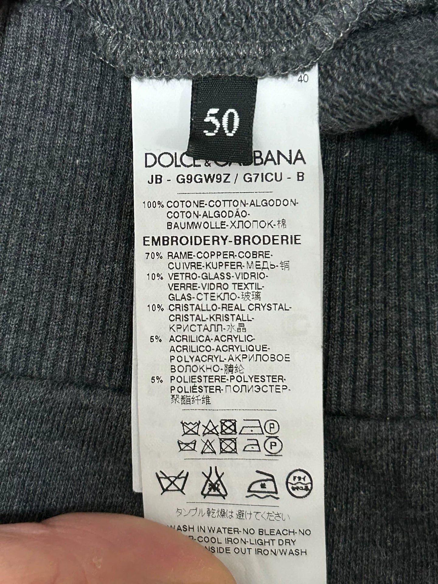 Dolce&Gabbana Embroidered Hoodie Sweater