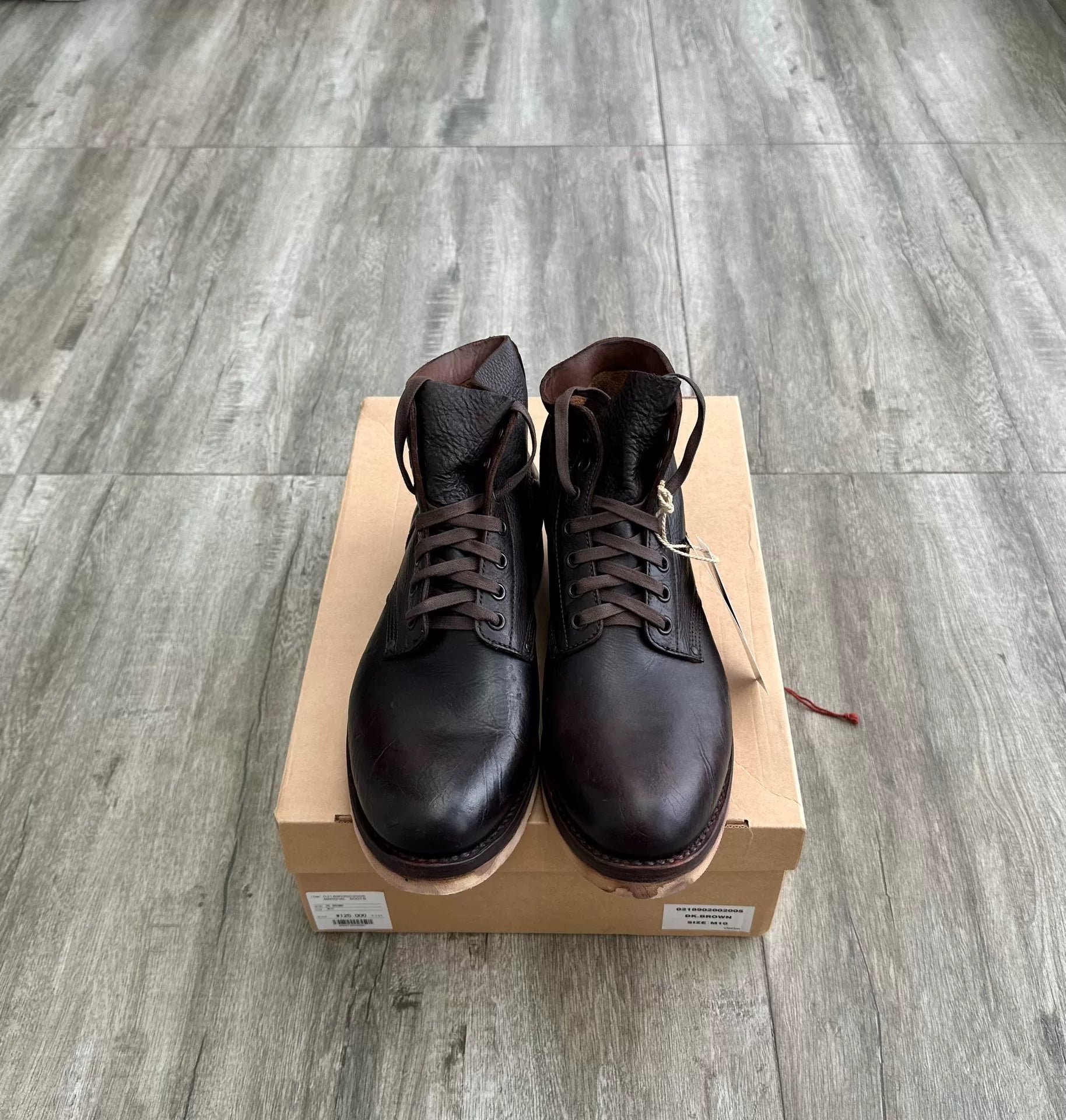 visvim marshal boots high-top leather shoes