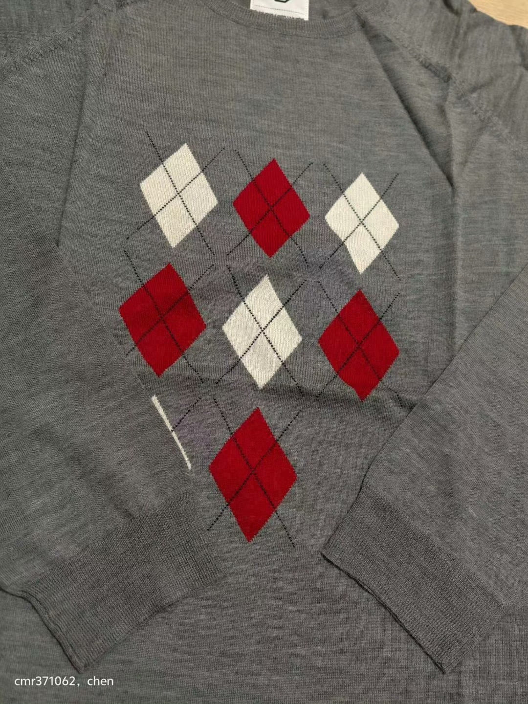visvim diamante crew neck knit